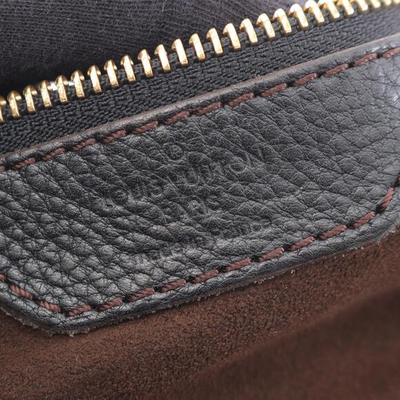 Louis Vuitton Mahina L Shoulder Bag Leather Black - Picture 4 of 10